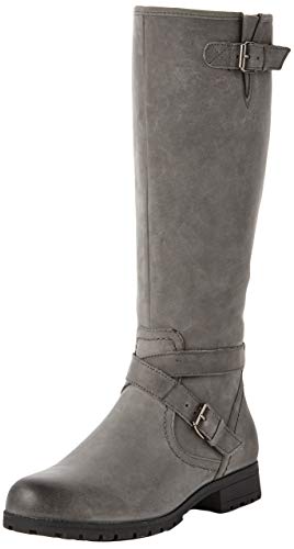 Hotter Belle, Damen Hohe Stiefel, Grau (Slate 48), 36 EU (3 UK) von Hotter