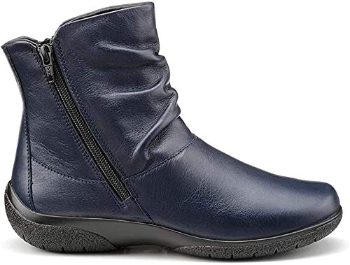 Hotter Whisper, Damen Kurzschaft Schlupfstiefel, Blau (Navy 30), 41.5 EU (7.5 UK) von Hotter