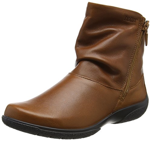 Hotter Whisper, Damen Kurzschaft Schlupfstiefel, Braun (Tan), 37 EU (4 UK) von Hotter