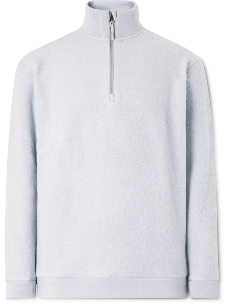 Houdini - Alto Woolly Treemerino™ Fleece Half-Zip Base Layer - Men - Blue - S von Houdini