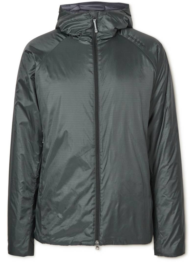 Houdini - Dunfri Packable Padded Recycled-Ripstop Hooded Ski Jacket - Men - Gray - XL von Houdini