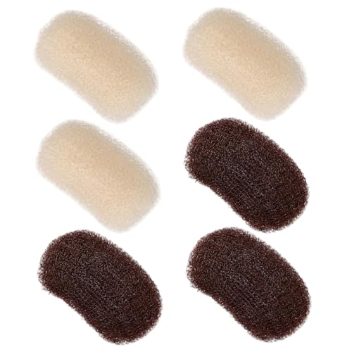 6pcs Haarbeule für Frauen 2x3, 5 Zoll Weiß und Kaffee Nylon Haarvolumen Clip Easy Matching Bump für Hochsteckfrisur, Bienenstockbasis und andere Styling -Lautstärkeclips 6pcs Haarbeule für Frauen 2x3, 5 Zoll Weiß und Kaffee Nylon Haarvolumen Clip Easy Matching Bump für Hochsteckfrisur, Bienenstockbasis und andere Styling -Lautstärkeclips von Houolsator