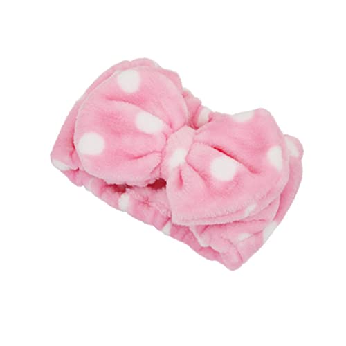 Bowknot Hair Band elastic weiches Flanell Haartwickel Band Make -up Gesichtswäsche Dusche Stirnband für Frauen Girls praktische süße Duschstirnband weiche Stirnbänder Bowknot Hair Band elastic weiches Flanell Haartwickel Band Make -up Gesichtswäsche Dusche Stirnband für Frauen Girls praktische süße Duschstirnband weiche Stirnbänder von Houolsator