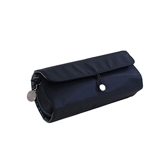Kosmetikkoffer Roll Up Make -up Pinsel Organizer Reise tragbares Multi funktionaler Kosmetialbeutelhalter für Frauen Girls Blackbag von Houolsator