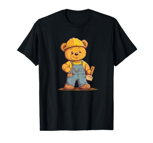 Hammerzeit mit Teddybär der Baumeister für Erwachsene und Kinder T-Shirt Hammerzeit mit Teddybär der Baumeister für Erwachsene und Kinder T-Shirt von House Builder Teddy Bear