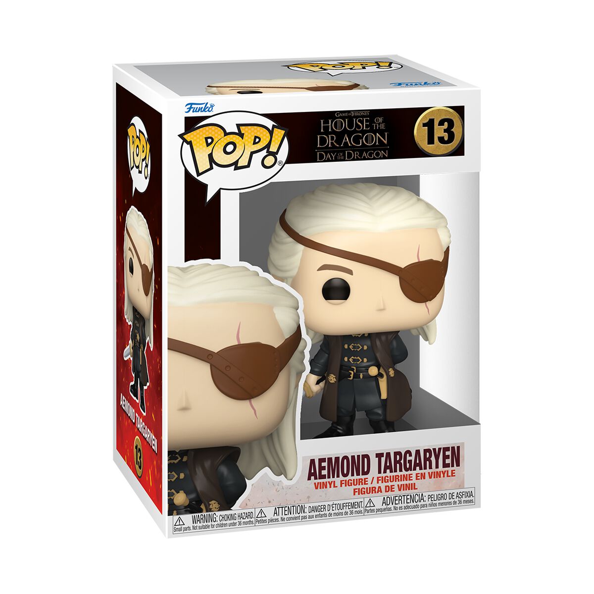 House Of The Dragon - Aemond Targaryen (Chase Edition möglich!) Vinyl Figur 13 - Funko Pop! Figur - Funko Shop Deutschland - Lizenzierter Fanartikel von House Of The Dragon