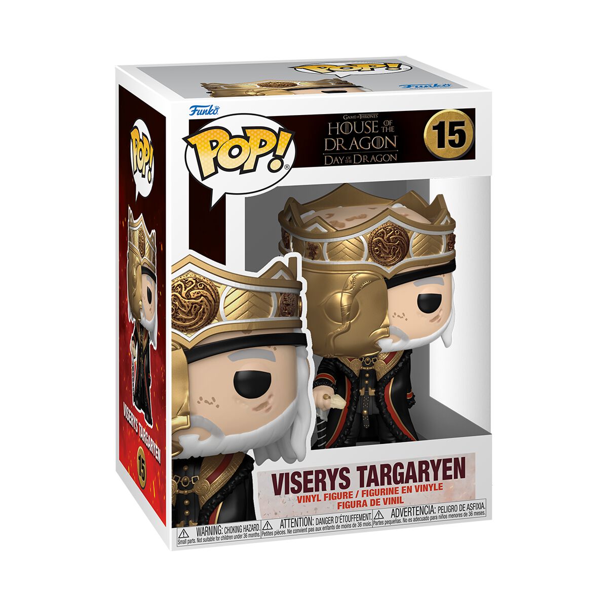 House Of The Dragon - Viserys Targaryen (Chase Edition möglich!) Vinyl Figur 15 - Funko Pop! Figur - Funko Shop Deutschland - Lizenzierter Fanartikel von House Of The Dragon