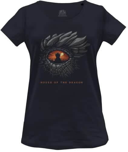 House Of the Dragon Damen Wohoftdts002 T-Shirt, Marineblau, Large von House Of the Dragon