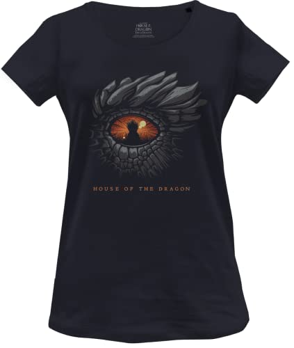 House Of the Dragon Damen Wohoftdts002 T-Shirt, Marineblau, M von House Of the Dragon
