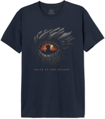 House Of the Dragon Herren Mehoftdts002 T-Shirt, Marineblau, 56 von House Of the Dragon