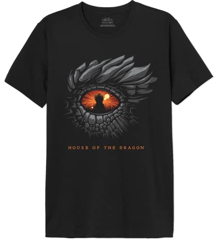 House Of the Dragon Herren Mehoftdts002 T-Shirt, Schwarz, 56 von House Of the Dragon
