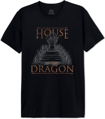 House Of the Dragon Herren Mehoftdts003 T-Shirt, Schwarz, M von House Of the Dragon