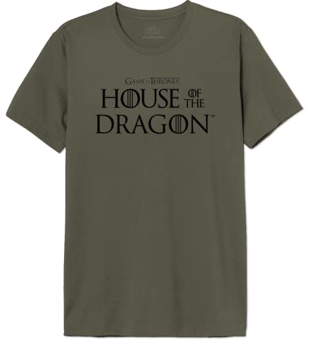 House Of the Dragon Herren Mehoftdts012 T-Shirt, kaki, M von House Of the Dragon