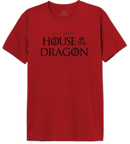 House Of the Dragon Herren Mehoftdts012 T-Shirt, rot, XL von House Of the Dragon