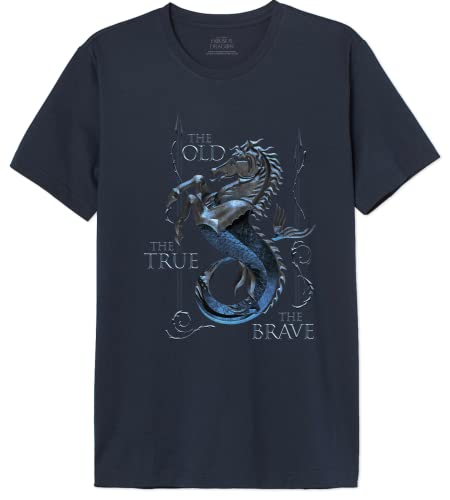 House Of the Dragon Herren Mehoftdts013 T-Shirt, Marineblau, 56 von House Of the Dragon