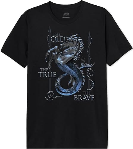 House Of the Dragon Herren Mehoftdts013 T-Shirt, Schwarz, 56 von House Of the Dragon