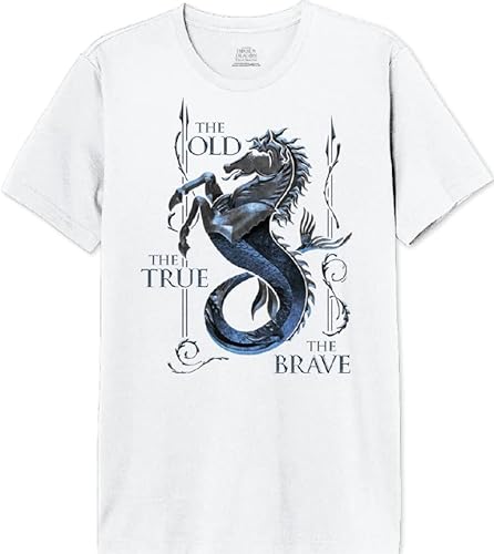 House Of the Dragon Herren Mehoftdts013 T-Shirt, weiß, XL von House Of the Dragon