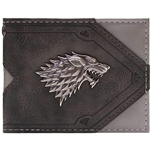 House Stark Game of Thrones Haus Stark Dire Wolf Portemonnaie Geldbörse Grau von House Stark Game of Thrones