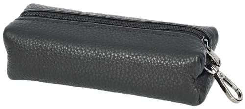 House of Luggage Schlüsselringetui aus Leder, groß, für Stifte, Bleistift, Brillen, HLG165, Schwarz House of Luggage Schlüsselringetui aus Leder, groß, für Stifte, Bleistift, Brillen, HLG165, Schwarz von House of Luggage