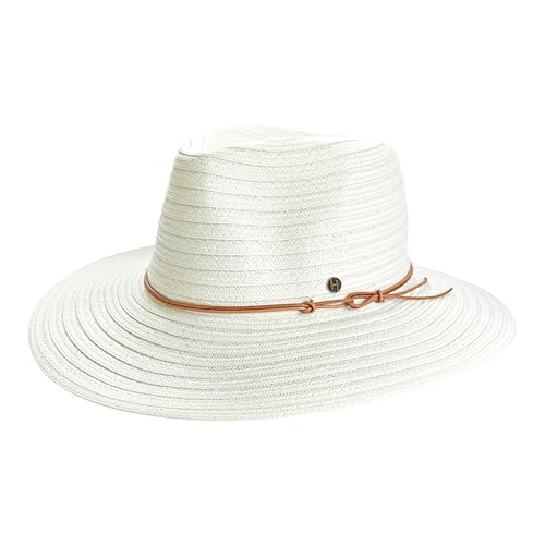 House of Ord Cape Town Cabana Fedora Hut Damen UV Schutz Sonnenhut Faltbar - Größe: M/L: 58 cm Farbe: Ivory von House of Ord Cape Town