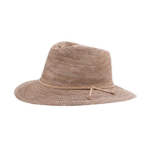 House of Ord Cape Town Gilly Fedora Hut Damen Sonnenhut Faltbarer Sommerhut mit UV Schutz - in Größe M - Größe: L/XL: 60 cm Farbe: Mixed Braun von House of Ord Cape Town