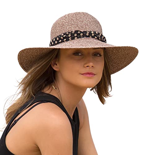 House of Ord Cape Town Monroe Capeline Sonnenhut Damen mit 10 cm Breiter Krempe Packbarer Sommerhut mit UV Schutz - 2 Farben in Größe M - Größe: M-L: 58 cm Farbe: Suede von House of Ord Cape Town