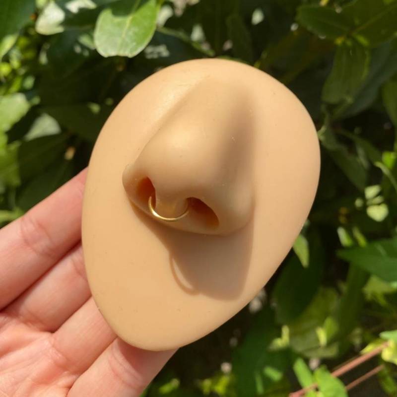 Septum Nasenring Fake | Nose Cuff Nasenpiercing African Nose Nasenmanschette Falsche Draht Piercing Nasenschmuck Damen von HouseOfCreationsDE