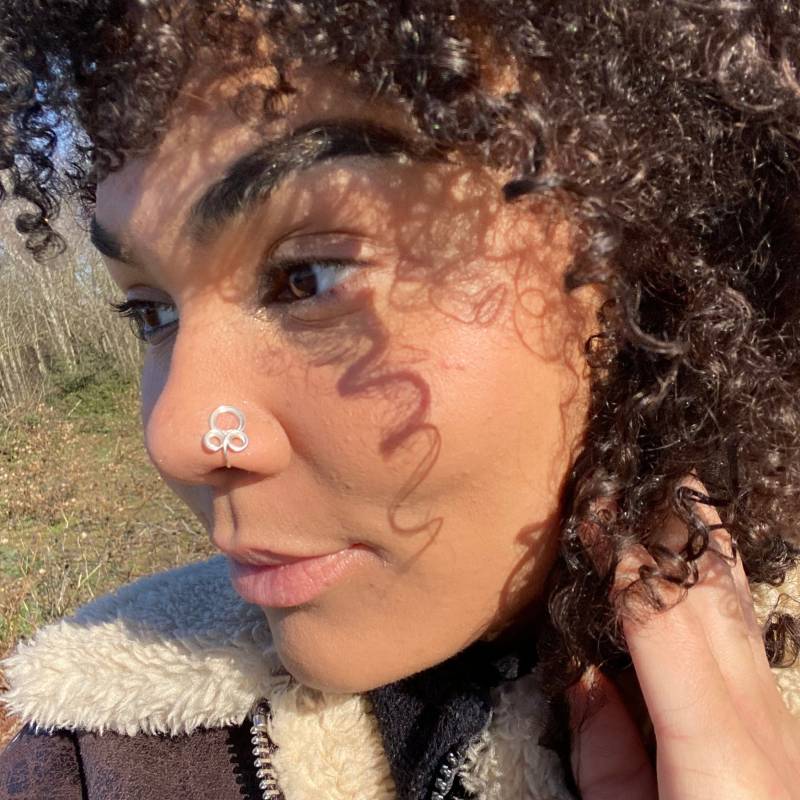 Swirl Nose Cuff | Fake Nasenpiercing African Nose Nasenmanschette Falsche Nasenringe Piercing Nasenschmuck Damen von HouseOfCreationsDE
