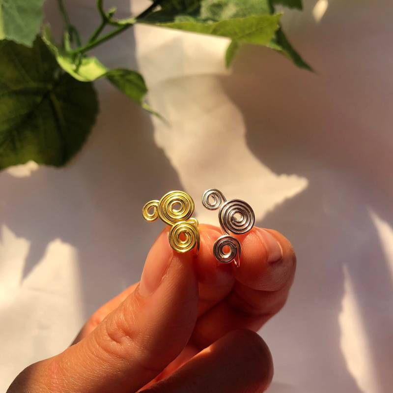 Twisted Nose Cuff | Fake Nasenpiercing African Nose Nasenmanschette Falsche Nasenringe Piercing Nasenschmuck Damen von HouseOfCreationsDE