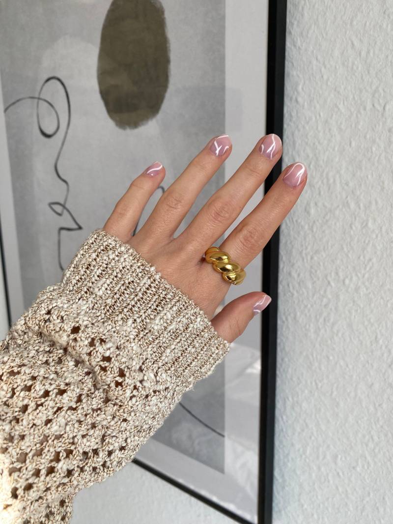 Croissant Ring Gold | Geflochtener Gedrehter Statement von HouseOfNikodem
