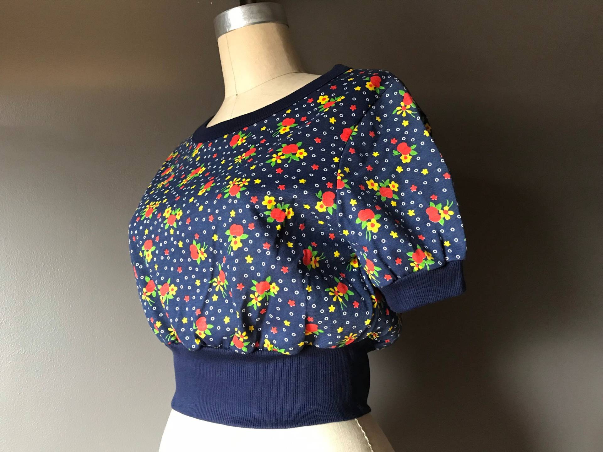 Vtg 70S Darling Crop Top Shirt von HouseOfRenata