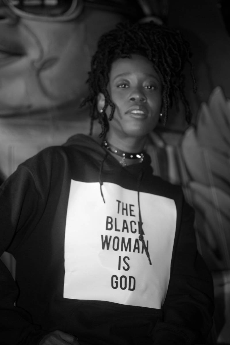 Die Schwarze Frau Ist Gott. Schwarzer Kapuzenpullover, Afro-streetwear, Urban, Hbcu, Uni, Sweatshirt, Schwarzer Besitz, Afrozentrisch, Kultur, Afro von HouseOfSanaa