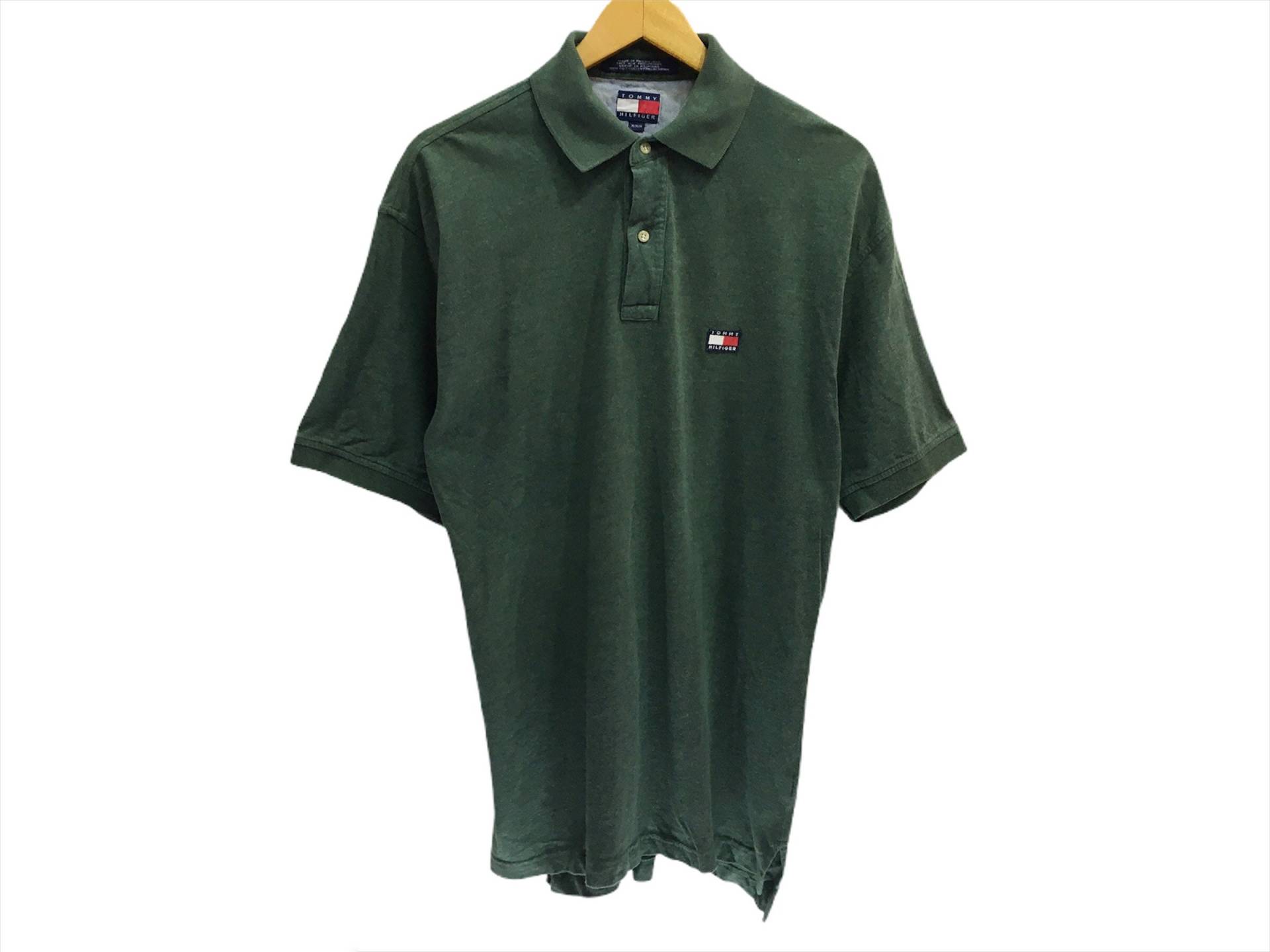 Tommy Hilfiger Small Logo Spellout Embroidery Shirt Polo von HouseOfWMK