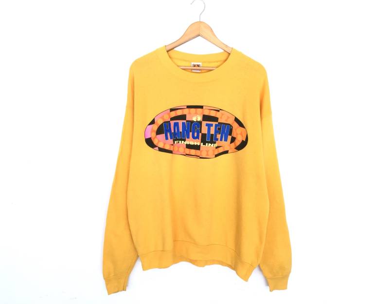 Vintage 80Er Jahre Hang Ten Surfbretter Surfer Pullover Sweatshirt von HouseOfWMK