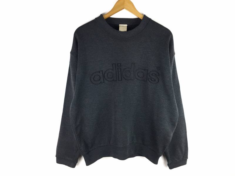 Vintage 90Er Jahre Adidas Spellout Embroidery Pullover Sweatshirt Sportwear Activewear von HouseOfWMK