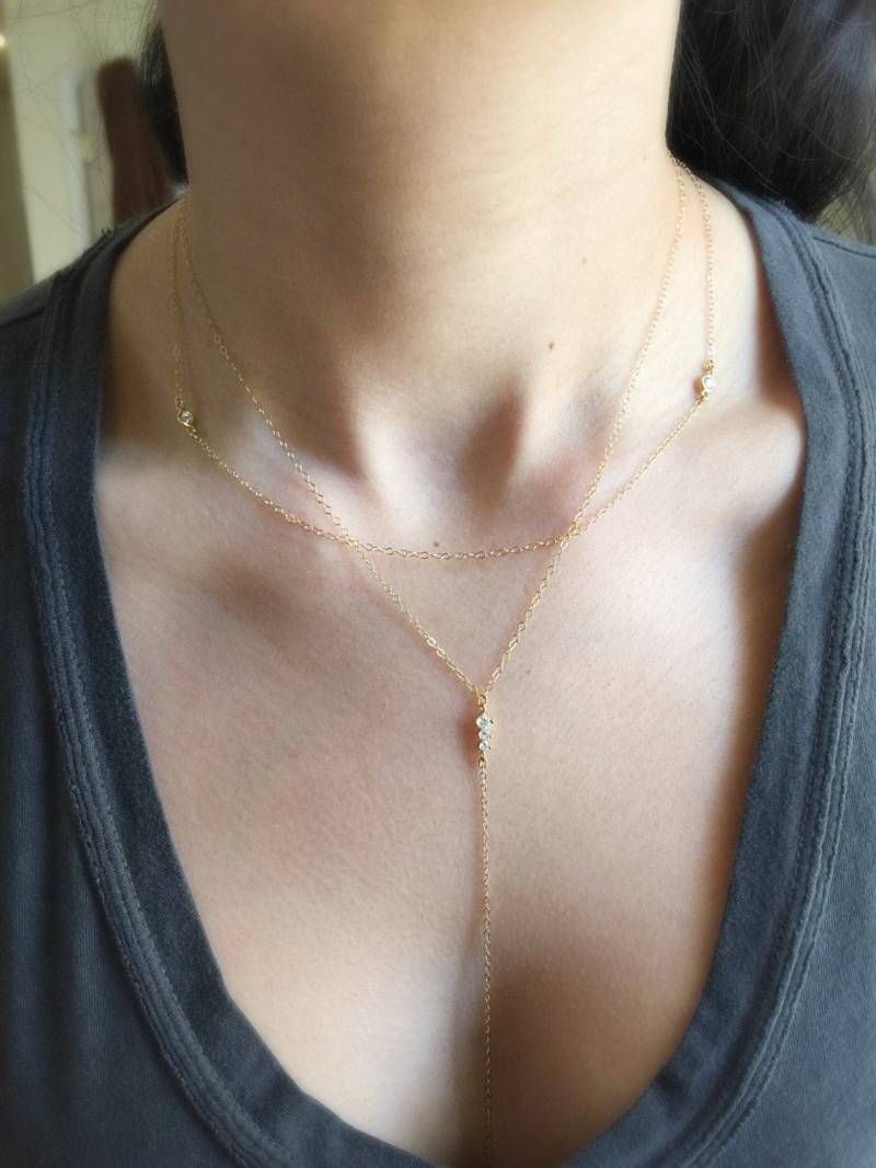 Zierliche Gold Filled Halsketten Set | 2 Halsketten Zierliche Gold Filled Halsketten Set | 2 Halsketten von HouseofGilt