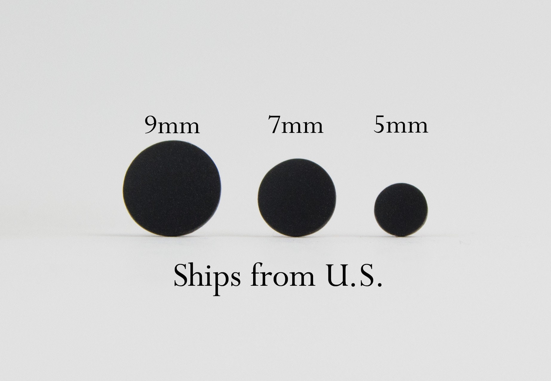 Einzelner Ohrring, Mehrere Piercings, Herren Ohrstecker, Schwarzer Matte Ohrstecker Für Männer, Ein Unisex Einzelner Ohrring, Mehrere Piercings, Herren Ohrstecker, Schwarzer Matte Ohrstecker Für Männer, Ein Unisex von HouseofShiba
