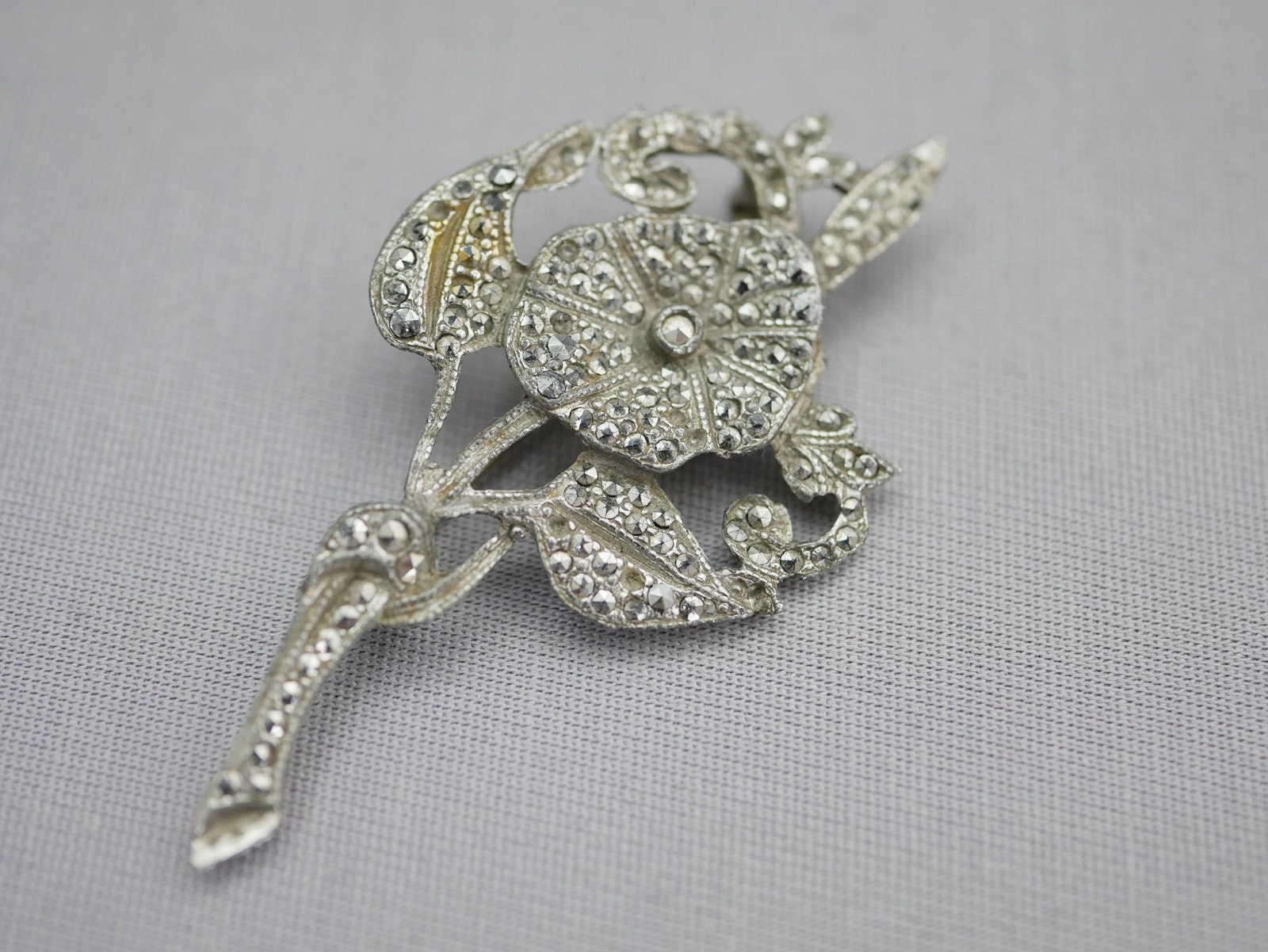Vintage Markasit Blumen Pin Brosche Sweet Cb19 Vintage Markasit Blumen Pin Brosche Sweet Cb19 von HouseofTwinkleVTG