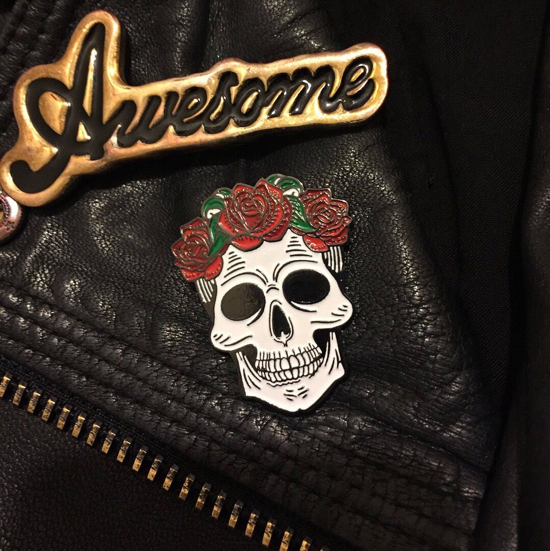 House Of The Rose Totenkopf Pin House Of The Rose Totenkopf Pin von HouseoftheroseShop