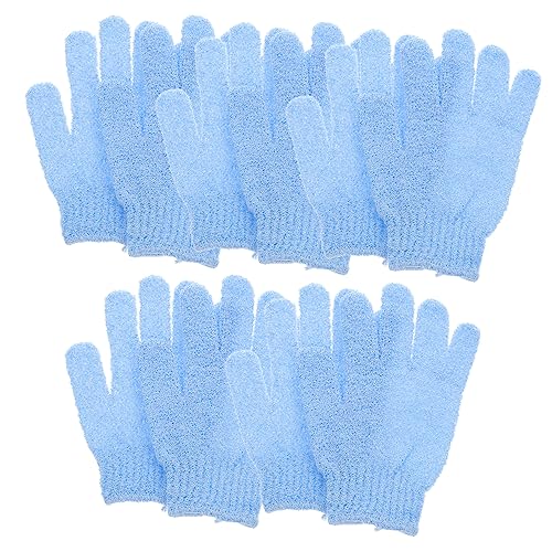 Housoutil Badetuch 10 Stück Fünf Finger Badehandschuhe Sonnenschutz Spa Nylon Kleinkind Gesichtsreiniger von Housoutil