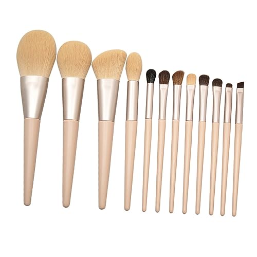 12st Make-up Pinsel Gesichtspuder Lidschattenpinsel Gesichts-make-up-tools Premium-make-up-pinsel Puderpinsel Für Das Gesicht Concealer Lidschatten Pinsel Kunstfaser von Housoutil