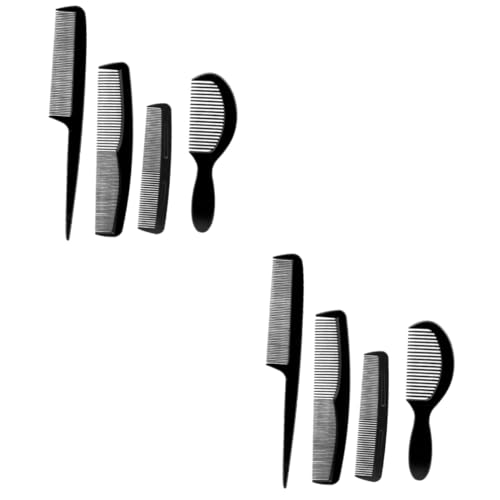 Housoutil Haarkämme 16-Teiliges Set Mahjong-Ohrringe für Damen Rattenschwanzkämme Kosmetikdose aus Keramik Bart-Kits haarschnitt zubehör Haarschnitt liefert glattes Haar Kamm 4-teiliges Set von Housoutil
