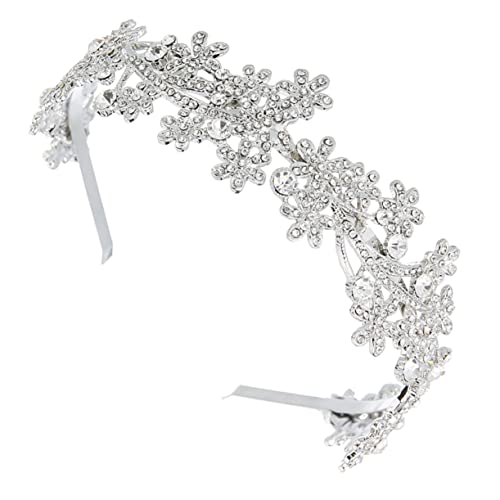 1Stk Stirnband Stirnbänder für Damen Haarschmuck für Damen graceling Haarbänder Strass-Haarband bezaubernder Haarschmuck Europäisch und amerikanisch Kopfbedeckung Zubehör Braut von Housoutil