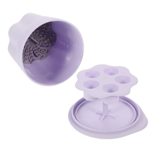 Housoutil 3 Sätze Reinigungsschale für Make-up-Pinsel pinsel reinigungsmatte brush cleansing pad DIY brush cleaner werkzeug selbstgemacht Reinigungsschüssel Kissen Reinigungspad Bürste pp von Housoutil