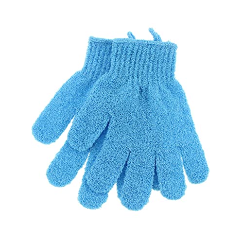 1 Paar nylon handschuhe nylon gloves Doppelseitiger Handschuh massage handschuh massagehandschuh Peeling-Handschuhe zum Duschen Duschhandschuhe Spa Handtuch Wanne Wäscher Duschgel von Housoutil