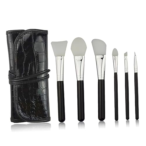 Housoutil Make-up Pinsel 1 Satz 6st Silikon-gesichtsmaskenpinsel Schminkpinsel Make-up-pinsel-kit Makeup Bürsten Make-up-pinsel Für Frauen Fräulein Beauty-tools Tragbar von Housoutil