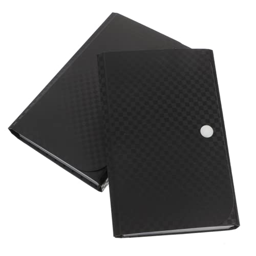 Housoutil 1 Satz Tragbare Mini Dokumentenmappe Mit Fächern Fächermappe Für Büro Und Schule Ordnungsmappe Für Übersichtliche Ablage Farbenfroh Und Leicht Zu Transportieren 2 Stück von Housoutil