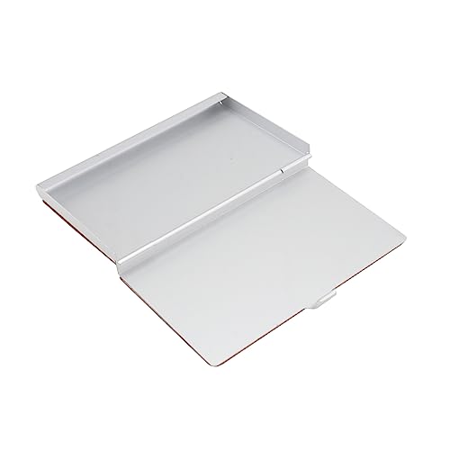 Housoutil 1 Stück Metall und Holz Visitenkartenetui Eleganter Kartenhalter für Id und Kreditkarten Design Leicht und Tragbar für Geschäftsreisen und Alltag von Housoutil