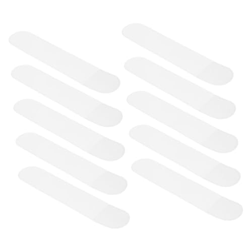 Housoutil 10 Stück Mäppchen Klarer Tasche gefrostete Stifttaschen Stiftebeutel für Schreibwaren kleine Schreibwarentasche Bleistiftbehälter Schreibwarentaschen Plastik Transparent von Housoutil