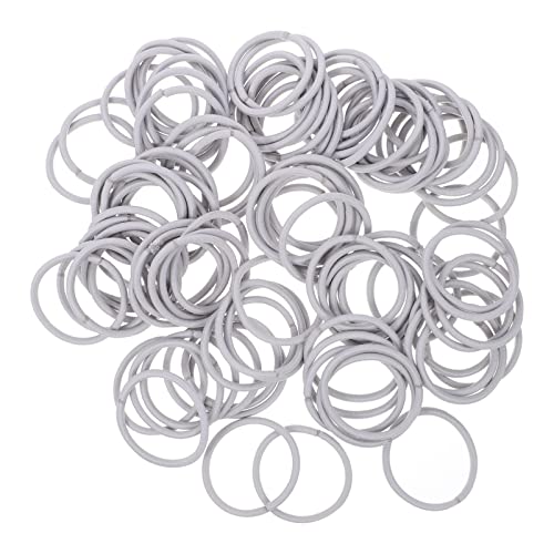 Housoutil 100st Schwarzes Elastisches Stirnband Schwarze Haarbänder Haargummi Für Kleinkinder Baby Haargummis Haarschmuck Fräulein Kopfbedeckung Europäisch Und Amerikanisch Gummiband von Housoutil